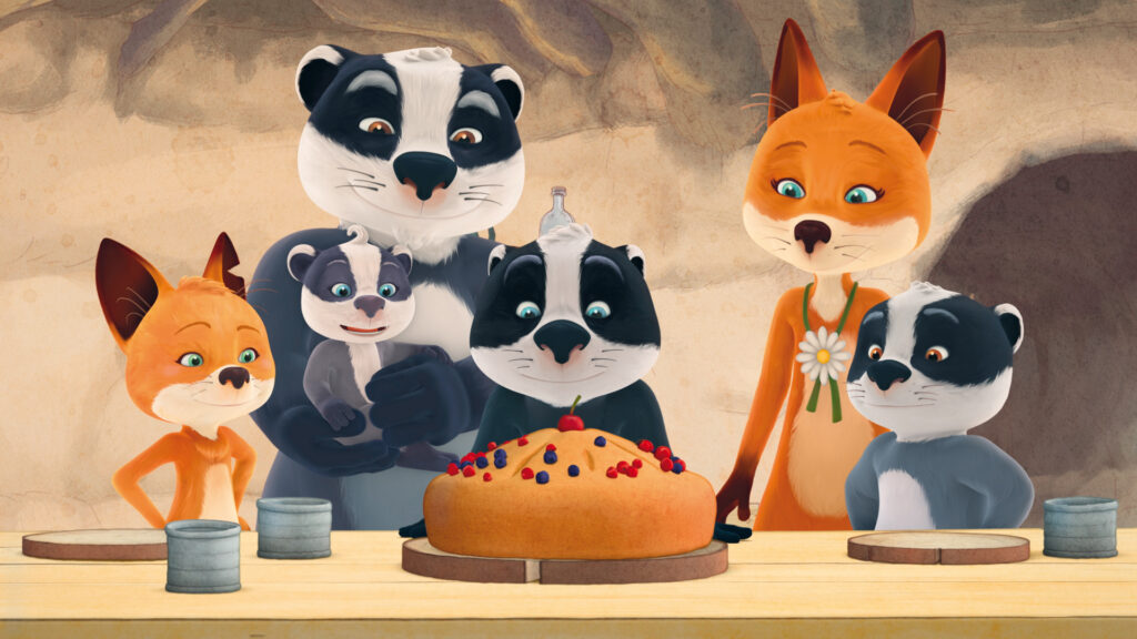 The Fox-Badger Family - Ellipse Animation